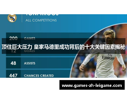 顶住巨大压力 皇家马德里成功背后的十大关键因素揭秘
